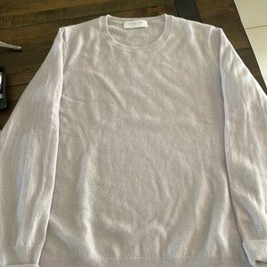 Pre-loved Everlane Cashmere Pale Lilac Crewneck Sweater Size M